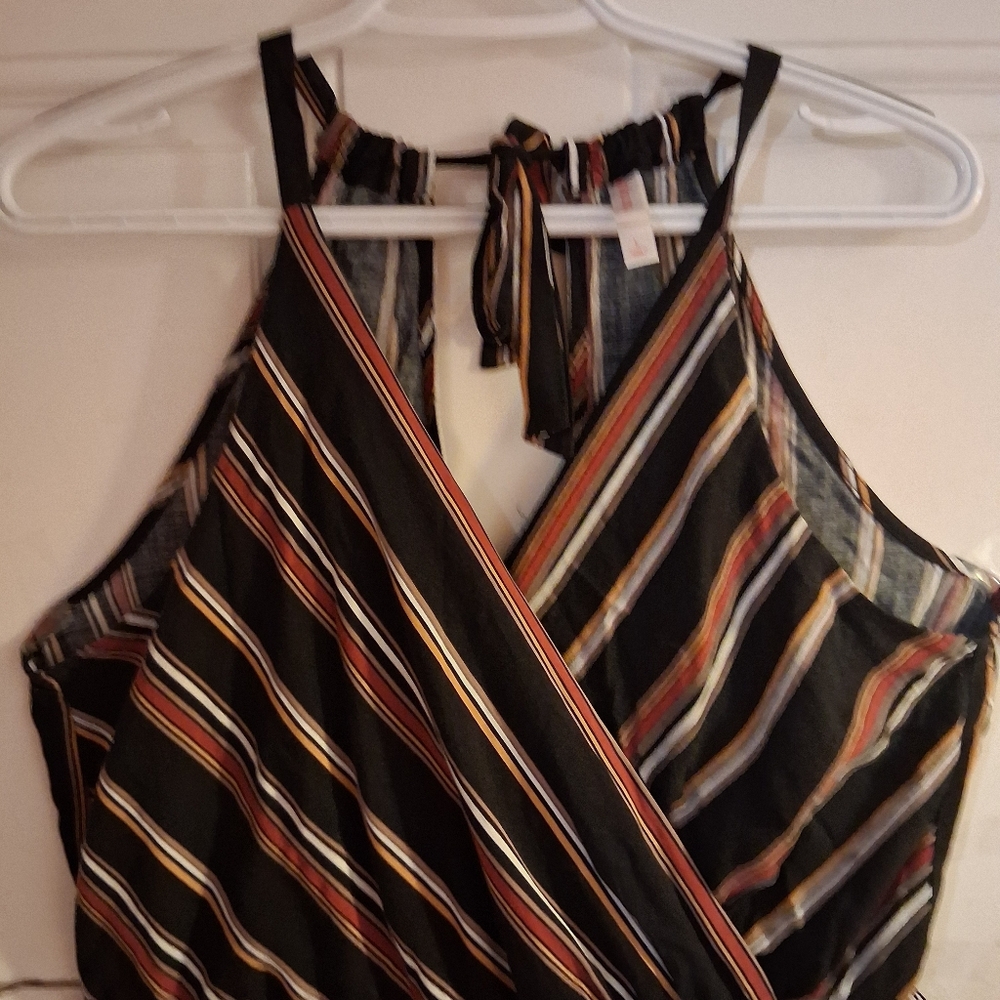 Striped Halter Top